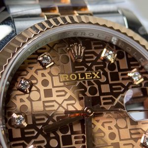 Đồng Hồ Rolex Rep 1 1 DateJust 126231 Mặt Số Vi Tính Chocolate Nhà Máy GM 36mm (9)
