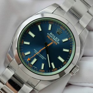 Đồng Hồ Rolex Rep 1 1 Oyster Perpetual Milgauss 116400GV Nhà Máy VS Factory 40mm (8)