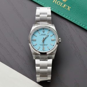Đồng Hồ Rolex Rep 11 Oyster Perpetual 126000-0006 Replica 11 Mặt Xanh Băng VSF 36mm (2)