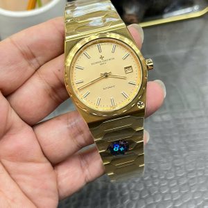 Đồng Hồ Vacheron Constantin Chế Tác Historiques 222 Cao Cấp Nhất Mặt Vàng 8F 37mm (7)