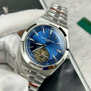 Đồng Hồ Vacheron Constantin Chế Tác Overseas 6000V Tourbillon Dây Thép 42,5mm (1)