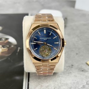 Đồng Hồ Vacheron Constantin Chế Tác Overseas 6000V Tourbillon Mặt Xanh 42,5mm (2)