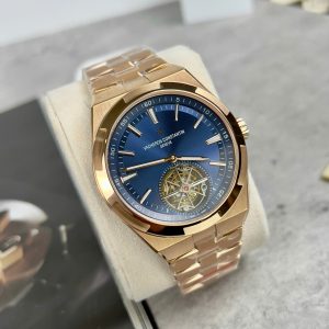 Đồng Hồ Vacheron Constantin Chế Tác Overseas 6000V Tourbillon Mặt Xanh 42,5mm (2)