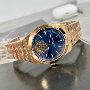Đồng Hồ Vacheron Constantin Chế Tác Overseas 6000V Tourbillon Mặt Xanh 42,5mm (2)