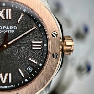 Dong Ho Chopard Alpine Eagle Demi Mat Xanh Xam Replica Cao Cap 41mm 8