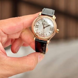 Đồng Hồ Chopard Happy Sport Replica Cao Cấp Nữ Dây Da Máy Cơ Automatic 36mm (6)