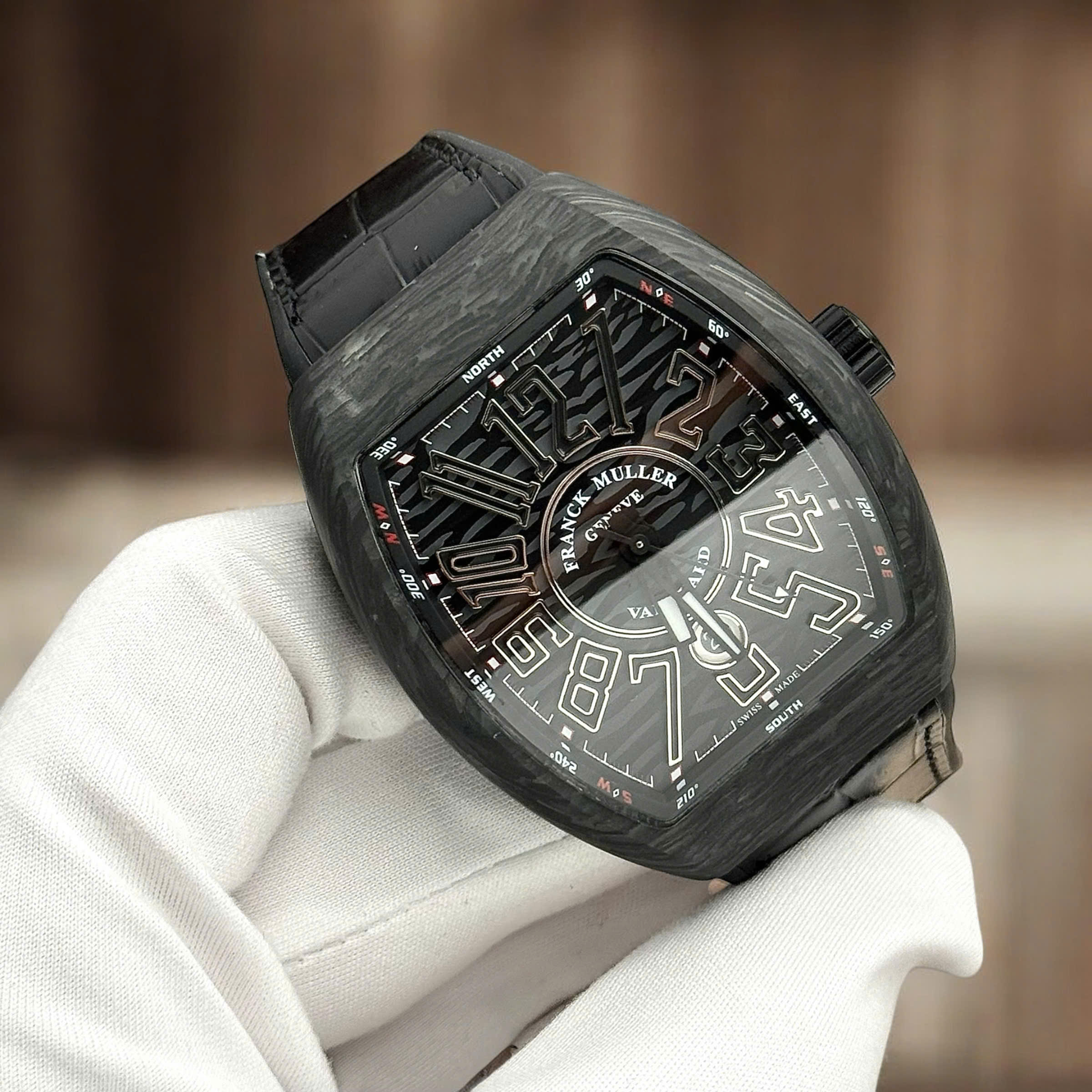 Đồng Hồ Franck Muller Vanguard V45 Replica Cao Cấp Carbon Đen Rep 11 Nhà Máy ABF 45mm (1) Đồng Hồ Franck Muller Vanguard V45 Replica Cao Cấp Carbon Đen Rep 11 Nhà Máy ABF 45mm (4)