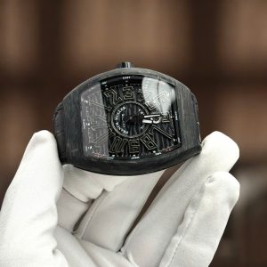 Đồng Hồ Franck Muller Vanguard V45 Replica Cao Cấp Carbon Đen Rep 11 Nhà Máy ABF 45mm (4)
