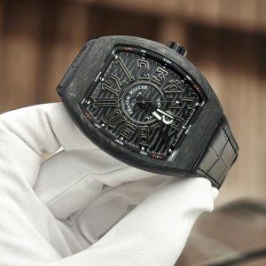 Đồng Hồ Franck Muller Vanguard V45 Replica Cao Cấp Carbon Đen Rep 11 Nhà Máy ABF 45mm (4)