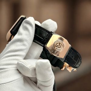 Đồng Hồ Franck Muller Vanguard V45 Replica Cao Cấp Màu Vàng Hồng Nhà Máy ABF 45mm (6)