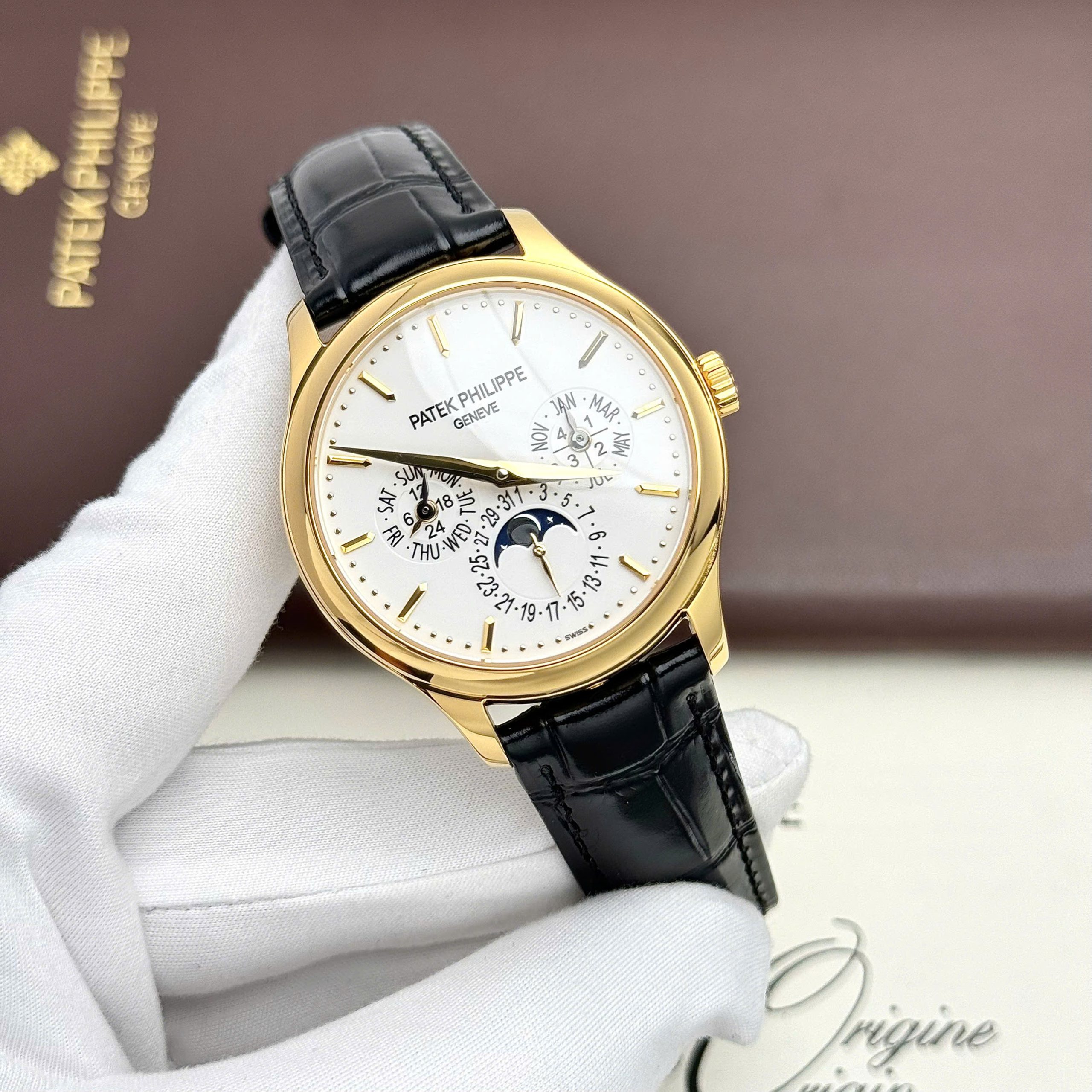 Đồng Hồ Patek Philippe Grand Complicaitons 5327J Chế Tác Máy Cơ Thuỵ Sỹ 40mm (5) Dong Ho Patek Philippe Grand Complicaitons 5327J Che Tac May Co Thuy Sy 40mm 5 scaled