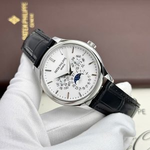 Đồng Hồ Patek Philippe Replica 11 Grand Complications 5327G Mặt Trắng Dây Da 40mm (1)