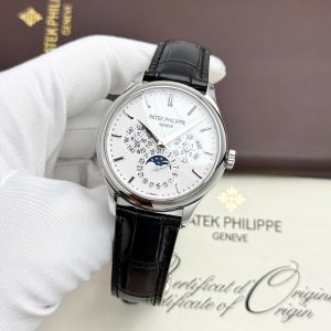 Đồng Hồ Patek Philippe Replica 11 Grand Complications 5327G Mặt Trắng Dây Da 40mm (1)