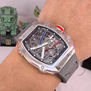 Dong Ho Richard Mille RM67 02 Che Tac Vo Sapphire Trong Suot May Tinh Chinh 37mm 1
