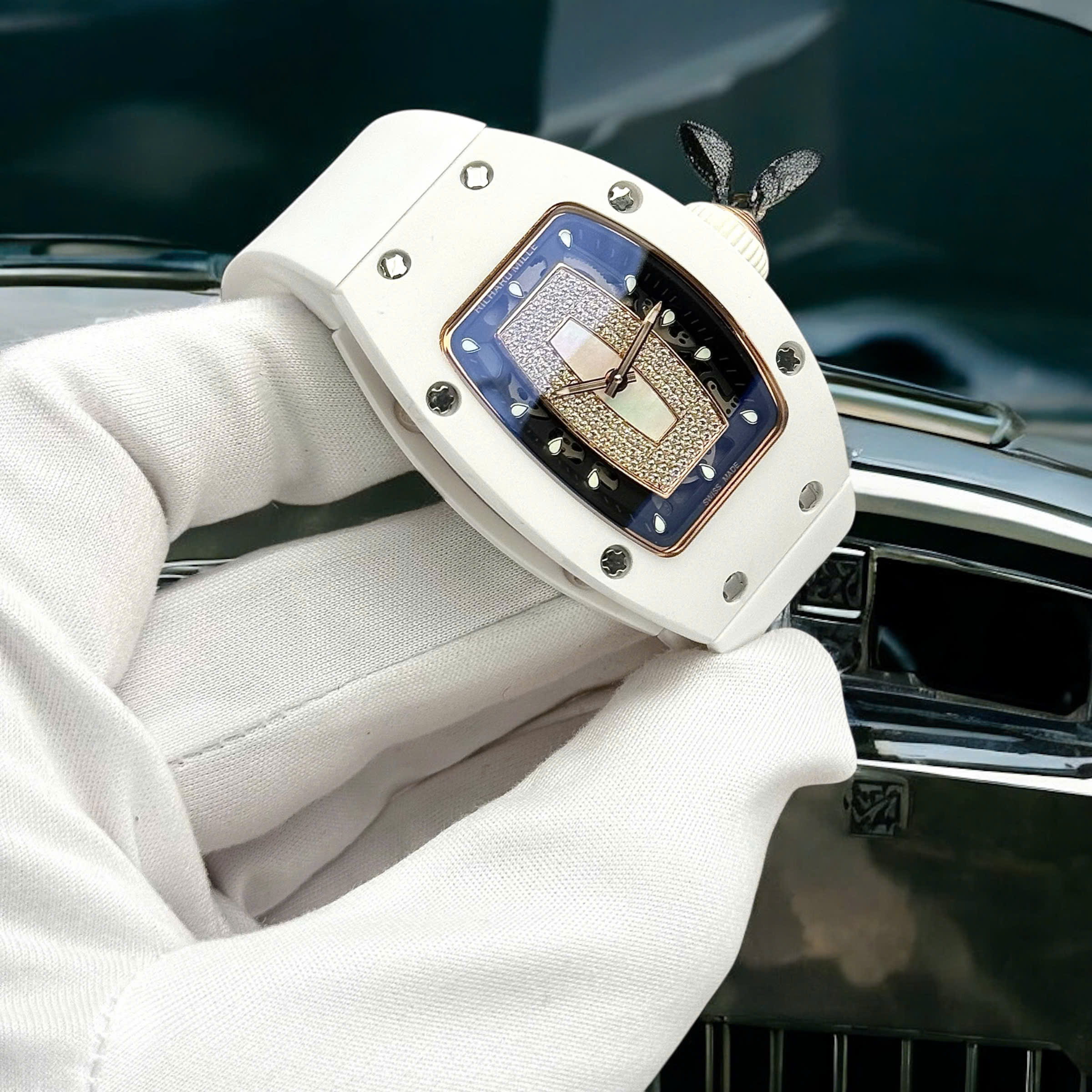 Đồng Hồ Richard Mille Rep 11 RM07 Gốm Trắng Dây Cao Su Máy Cơ Automatic 36mm (1) Đồng Hồ Richard Mille Rep 11 RM07 Gốm Trắng Dây Cao Su Máy Cơ Automatic 36mm (1)