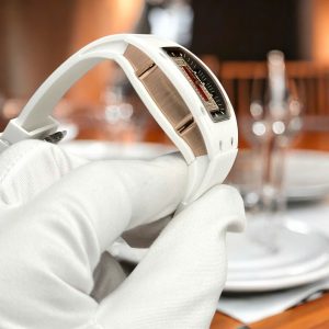 Đồng Hồ Richard Mille Rep 11 RM07 Gốm Trắng Mặt Số Đính Đá Máy Cơ Automatic 36mm (2)