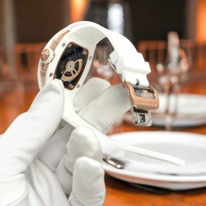 Đồng Hồ Richard Mille Rep 11 RM07 Gốm Trắng Mặt Số Đính Đá Máy Cơ Automatic 36mm (2)