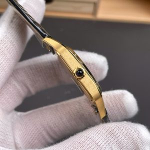 Dong Ho Cartier Rep 11 Santos Dumont WGSA0077 Mau Den May Pin Xuong AF 435x314mm 2