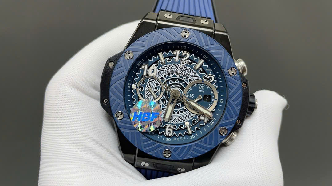 Đồng Hồ Hublot Rep 11 Big Bang Unico 'O Ka Mua Chronograph Dây Cao Su Xưởng HB 45mm (4) Dong Ho Hublot Rep 11 Big Bang Unico O Ka Mua Chronograph Day Cao Su Xuong HB 45mm 4