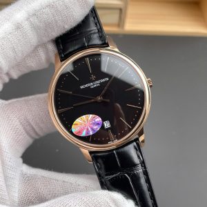 Đồng Hồ Vacheron Constantin Replica 11 Patrimony 85180 Nam Dây Da Màu Đen Xưởng MKS 40mm (4)