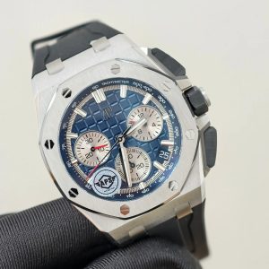 Đồng Hồ Audemars Piguet Rep 11 Royal Oak Offshore 26240ST Mặt Xanh Blue Xưởng APS 43mm (7)