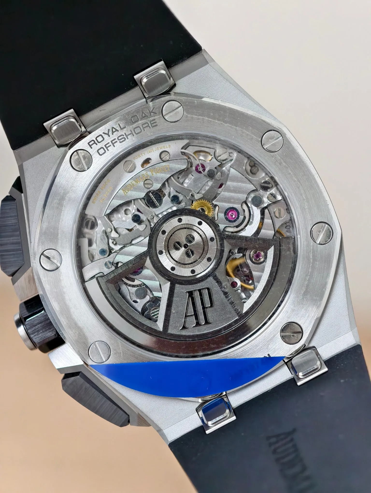 Đồng Hồ Audemars Piguet Rep 11 Royal Oak Offshore 26240ST Mặt Xanh Blue Xưởng APS 43mm (3) Đồng Hồ Audemars Piguet Rep 11 Royal Oak Offshore 26240ST Mặt Xanh Blue Xưởng APS 43mm (7)