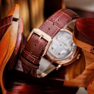 Dong Ho Breguet Tradition Fake Cao Cap Co Lo May Automatic Nam Day Da Mau Nau 42mm 5