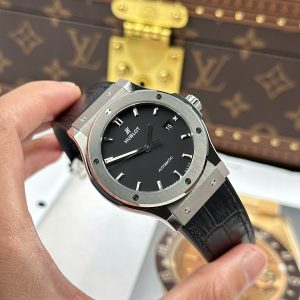 Đồng Hồ Hublot Classic Fusion Titanium Black Dial Chế Tác 85 Grams Xưởng JJZ 42mm (3)