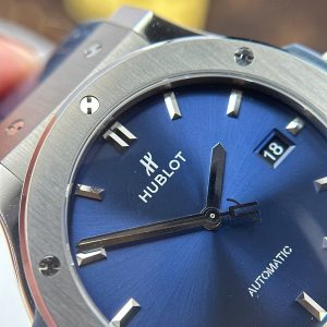Đồng Hồ Hublot Classic Fusion Titanium Blue Dial Chế Tác 85 Grams Xưởng JJZ 42mm (6)