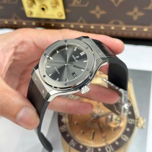 Dong Ho Hublot Classic Fusion Titanium Gray Dial Che Tac 85 Grams Xuong JJZ 42mm 10