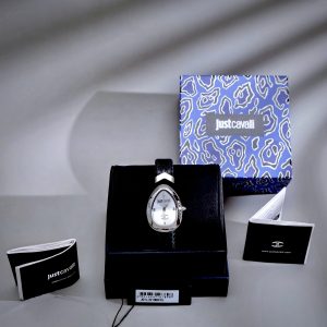 Đồng Hồ Just Cavalli Embellished Nữ Dây Da Màu Đen Like Auth Máy Pin 30mm (1)