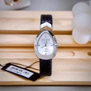 Đồng Hồ Just Cavalli Embellished Nữ Dây Da Màu Đen Like Auth Máy Pin 30mm (1)