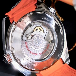Dong Ho Omega Fake Cao Cap Planet Ocean 600M Day Cao Su May Automatic Nhat 42mm 12