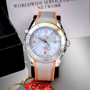 Đồng Hồ Omega Fake Cao Cấp Planet Ocean 600M Dây Cao Su Máy Automatic Nhật 42mm (8)