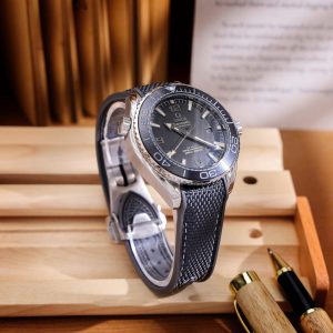 Dong Ho Omega Fake Cao Cap Planet Ocean 600M Fake May Nhat Mau Xam 42mm 11