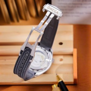 Dong Ho Omega Fake Cao Cap Planet Ocean 600M Fake May Nhat Mau Xam 42mm 7