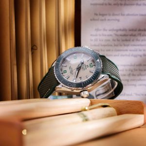 Dong Ho Omega Fake Cao Cap Planet Ocean 600M May Nhat Mau Xanh 42mm 11