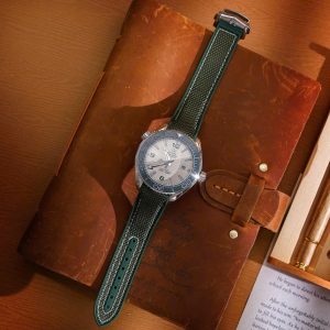 Đồng Hồ Omega Fake Cao Cấp Planet Ocean 600M Máy Nhật Màu Xanh 42mm (8)