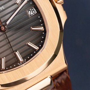 Dong Ho Patek Philippe Nautilus 5711 Tinh Chinh Nha May BBF Day Da Nau 40mm 9