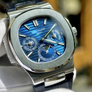 Đồng Hồ Patek Philippe Nautilus 5740G Chế Tác Cao Cấp Nhất Mặt Xanh Blue 40mm (2)