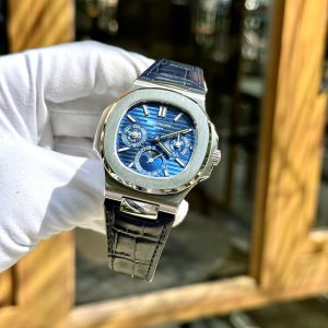 Dong Ho Patek Philippe Nautilus 5740G Che Tac Cao Cap Nhat Mat Xanh Blue 40mm 5