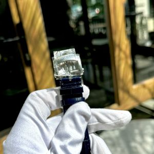 Đồng Hồ Patek Philippe Nautilus 5740G Chế Tác Nam Đính Đá Mặt Số Màu Xanh Dương 40mm (6)