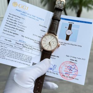 Đồng Hồ Rolex Cellini Dual Time Bọc Vàng Hồng 18K Dây Da Cao Cấp Nhất 39mm (1)