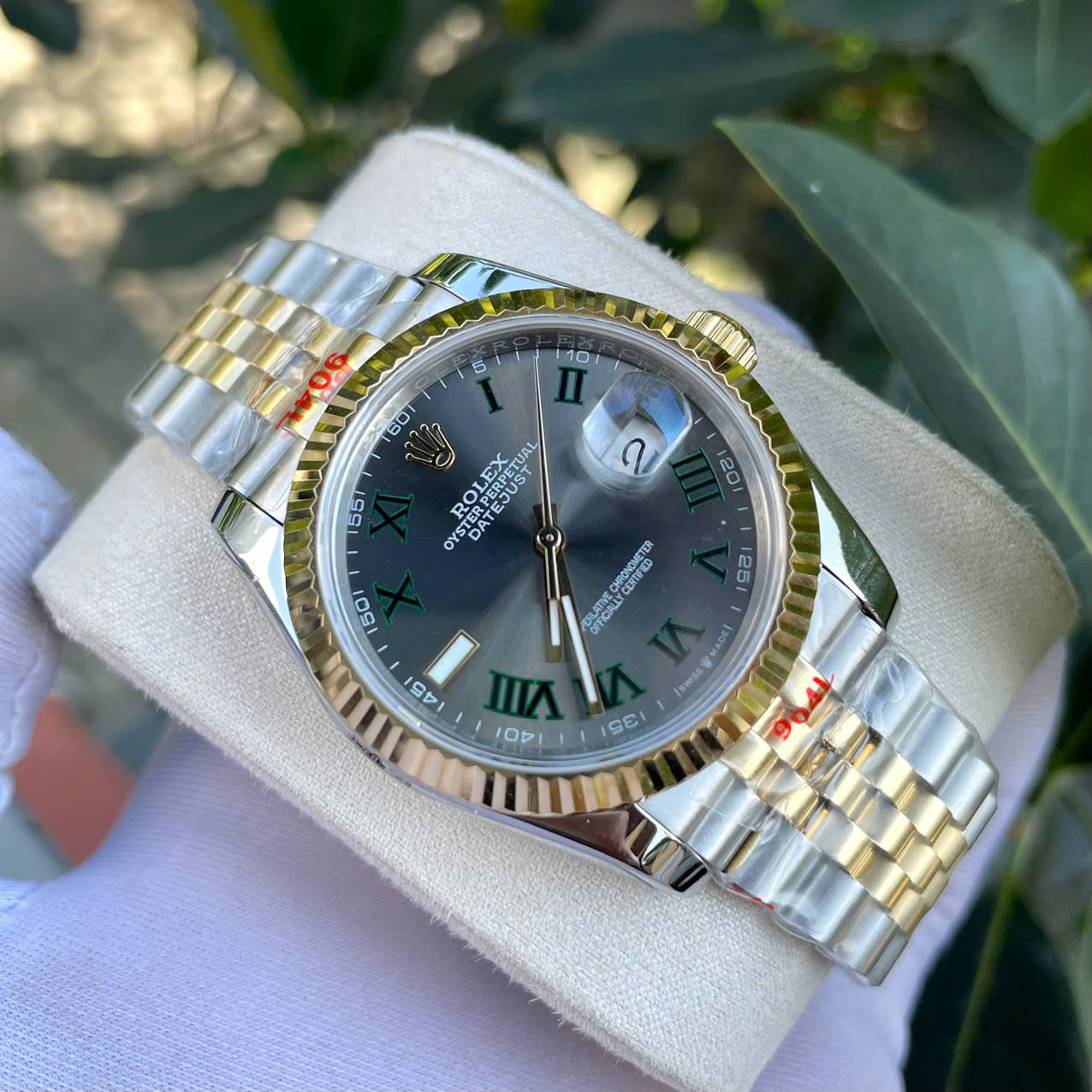 Đồng Hồ Rolex DateJust Fake Máy Cơ Nhật Mặt Số Wimbledon Dây Jubilee 41mm (4) Đồng Hồ Rolex DateJust Fake Máy Cơ Nhật Mặt Số Wimbledon Dây Jubilee 41mm (6)