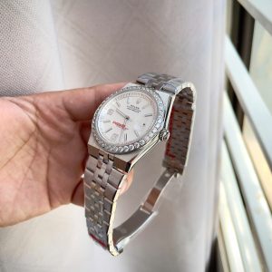 Đồng Hồ Rolex Land-Dweller Automatic Nam Đính Đá Máy Cơ Nhật Mặt Trắng 40mm (8)