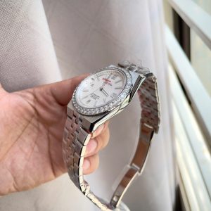 Đồng Hồ Rolex Land-Dweller Automatic Nam Đính Đá Máy Cơ Nhật Mặt Trắng 40mm (8)