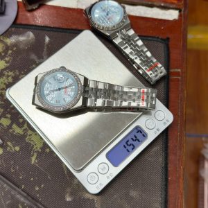 Dong Ho Rolex Land Dweller Fake Cao Cap May Co Nhat Mat Xanh Bang To Ong 40mm