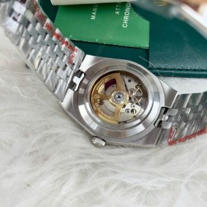 Dong Ho Rolex Land Dweller Fake Cao Cap May Co Nhat Mat Xanh Bang To Ong 40mm 5