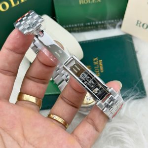Dong Ho Rolex Land Dweller Fake Cao Cap May Co Nhat Mat Xanh Bang To Ong 40mm 6