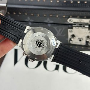 Dong Ho Vacheron Constantin Overseas Dual Time 47450 Day Cao Su Mat Xam 9F 42mm 10